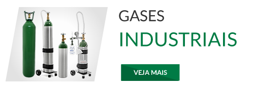 Gases industriais: Acetileno, Argônio, Hidrogênio, Dióxido de Carbono, Oxigênio Industrial, Hidrogênio, Nitrogênio